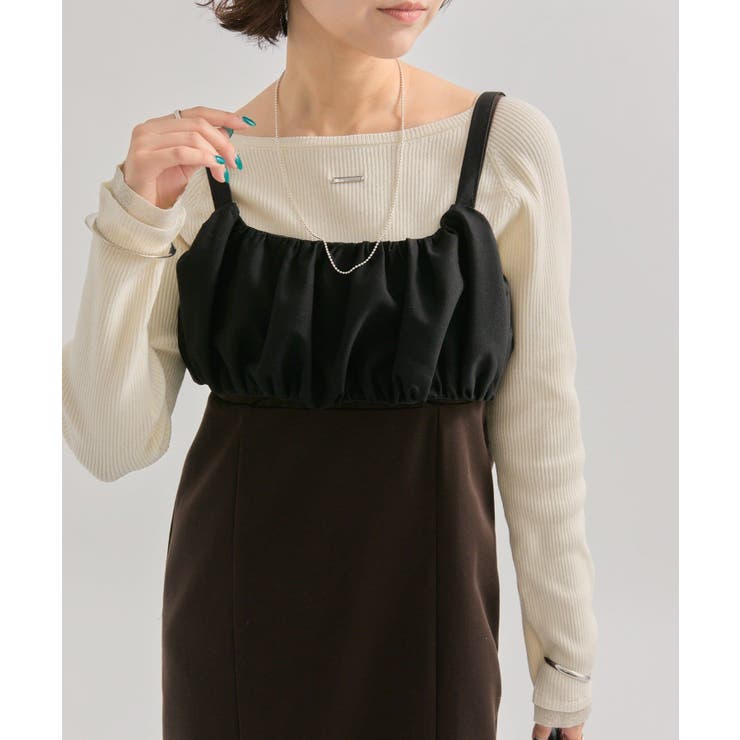 【mystic】ギャザービスチェSETワンピース | PAL GROUP OUTLET | 詳細画像13 