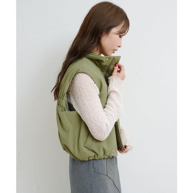 【Kastane】B ナイロン中綿ベスト | PAL GROUP OUTLET | 詳細画像30 