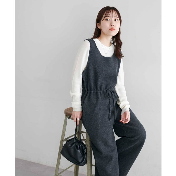 【Discoat】総針ニットサロペット | PAL GROUP OUTLET | 詳細画像7 