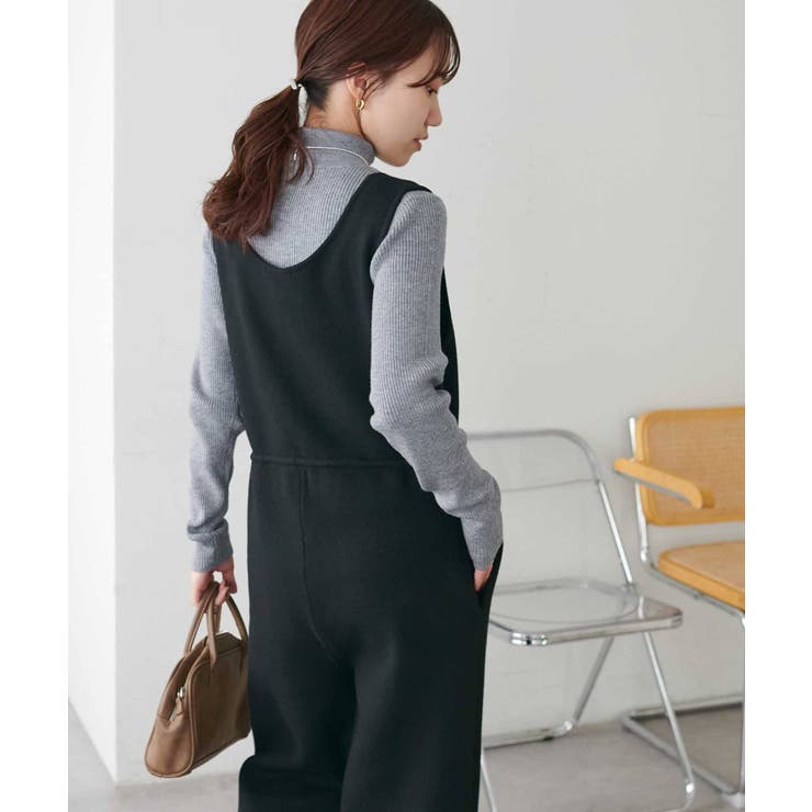 【Discoat】総針ニットサロペット | PAL GROUP OUTLET | 詳細画像20 