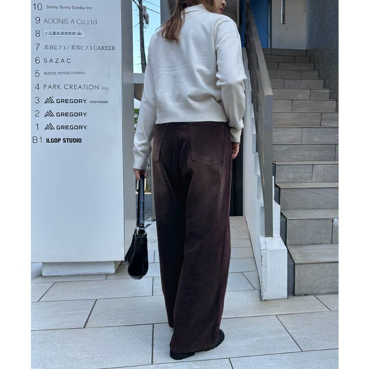 【Discoat】コールオーバーダイワイドパンツ | PAL GROUP OUTLET | 詳細画像5 
