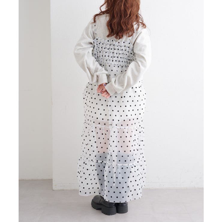 【w closet】オーガンジーキャミワンピース | PAL GROUP OUTLET | 詳細画像3 