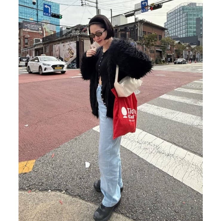 シャギーファーカーディガン | PAL GROUP OUTLET | 詳細画像1 