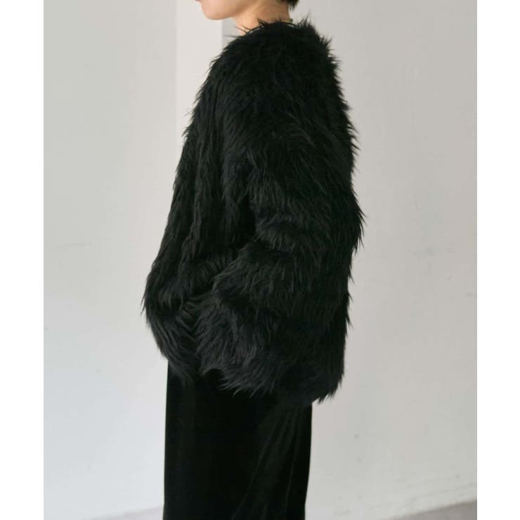 シャギーファーカーディガン | PAL GROUP OUTLET | 詳細画像6 