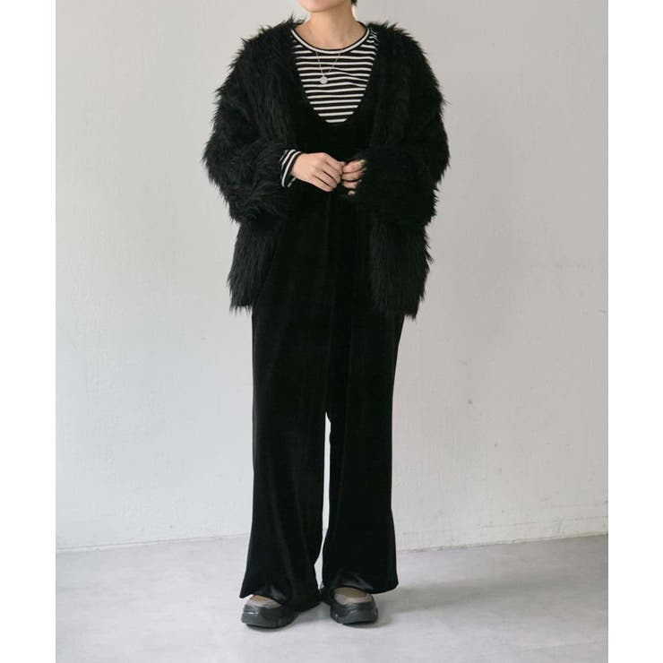 シャギーファーカーディガン | PAL GROUP OUTLET | 詳細画像8 