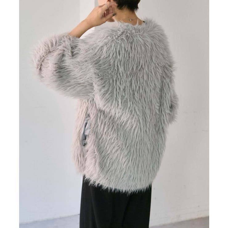 シャギーファーカーディガン | PAL GROUP OUTLET | 詳細画像31 