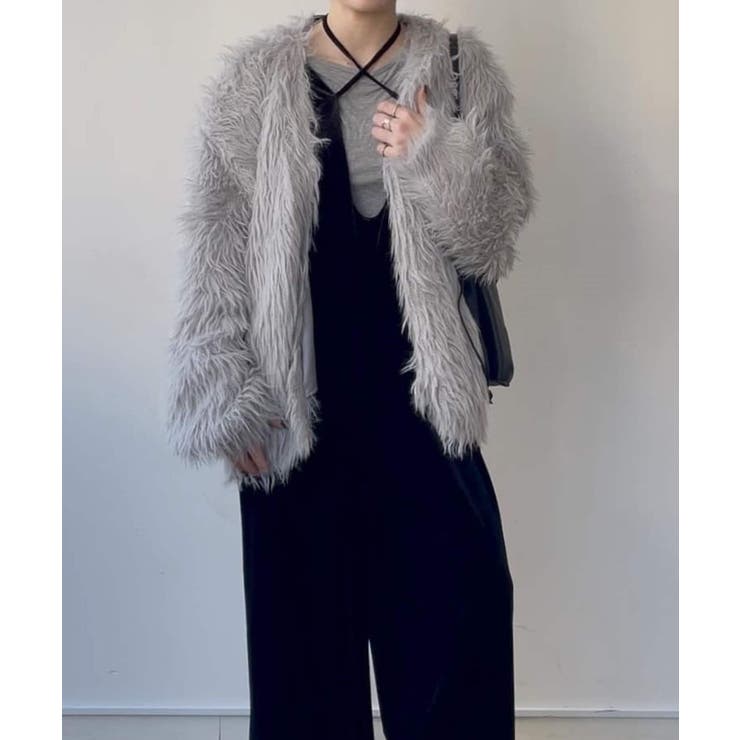 シャギーファーカーディガン | PAL GROUP OUTLET | 詳細画像21 