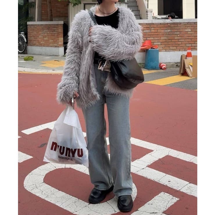 シャギーファーカーディガン | PAL GROUP OUTLET | 詳細画像23 