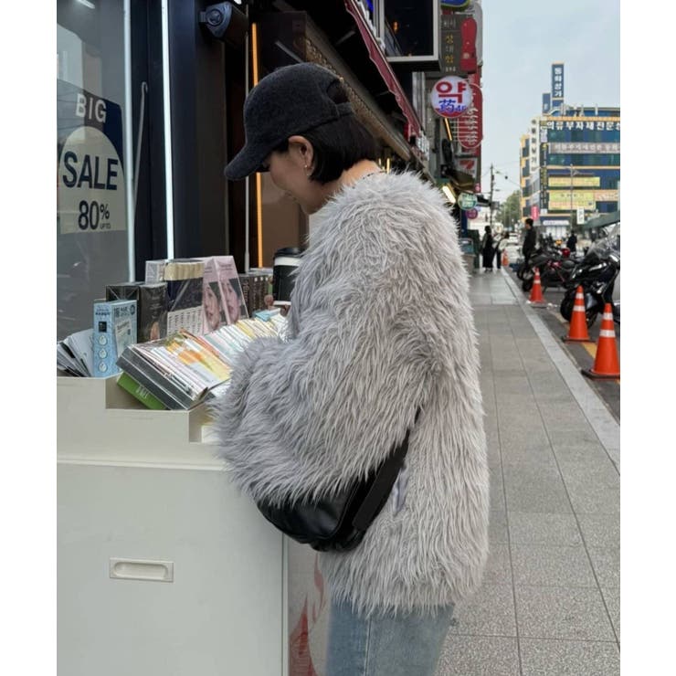 シャギーファーカーディガン | PAL GROUP OUTLET | 詳細画像27 