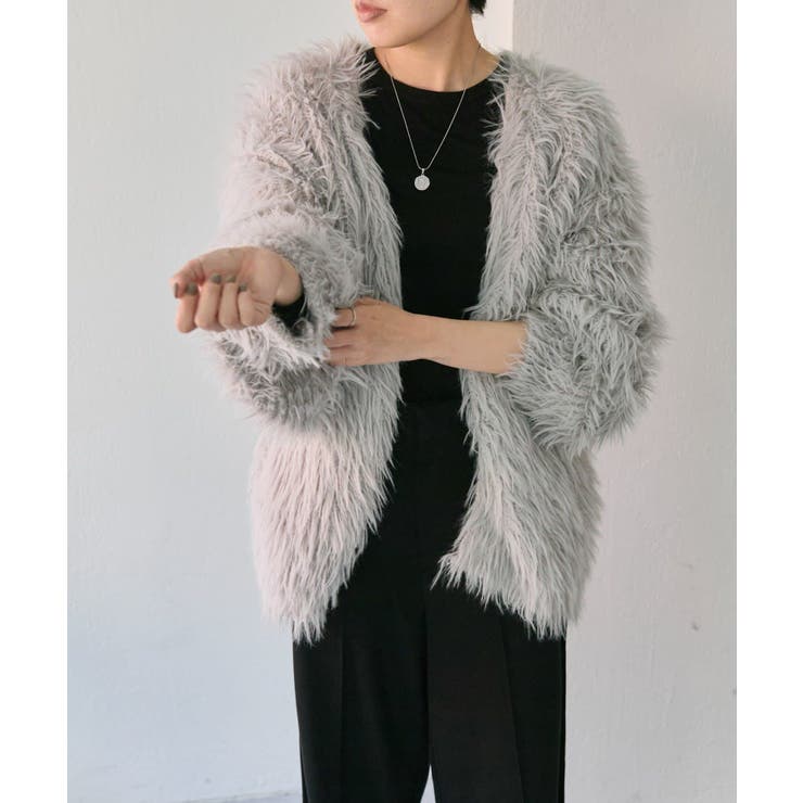 シャギーファーカーディガン | PAL GROUP OUTLET | 詳細画像28 