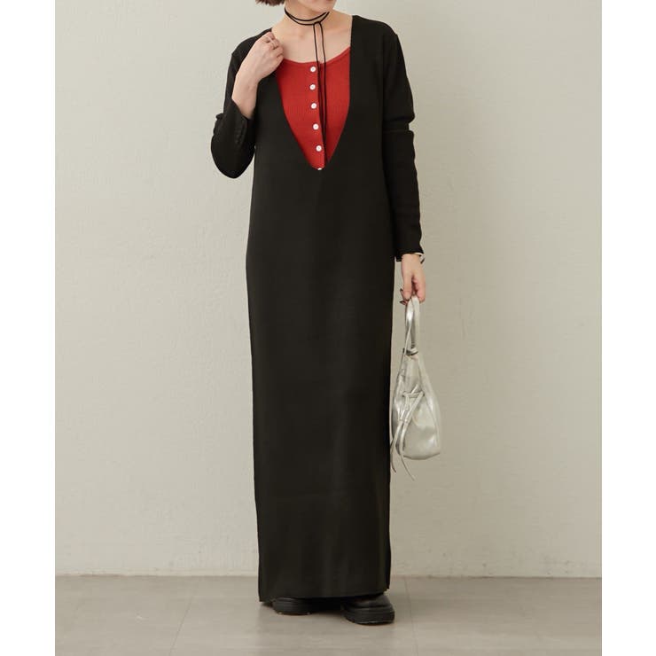 【Omekashi】ニットワンピビスチェセット | PAL GROUP OUTLET | 詳細画像43 