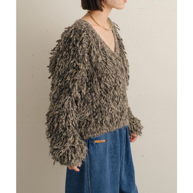 【Omekashi】フリンジニットカーデ | PAL GROUP OUTLET | 詳細画像35 