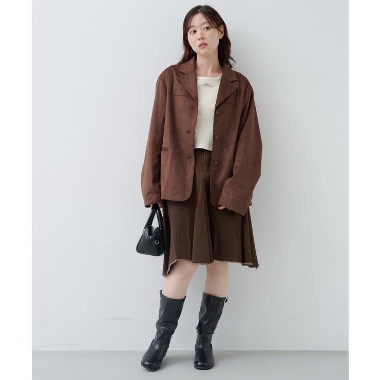 【Kastane】ダメージアシメミドルスカート | PAL GROUP OUTLET | 詳細画像16 