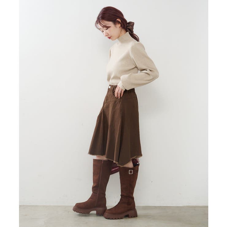 【Kastane】ダメージアシメミドルスカート | PAL GROUP OUTLET | 詳細画像20 