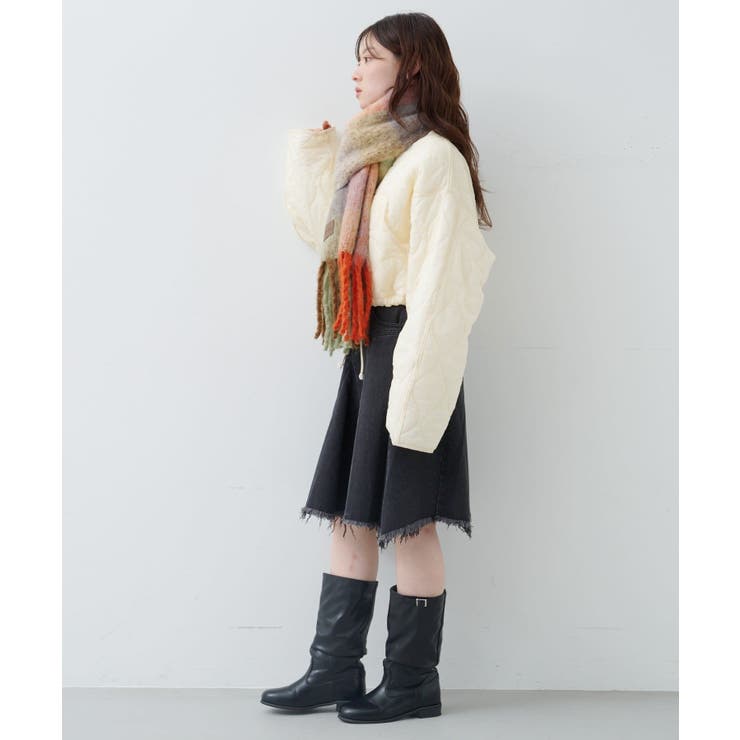 【Kastane】ダメージアシメミドルスカート | PAL GROUP OUTLET | 詳細画像8 