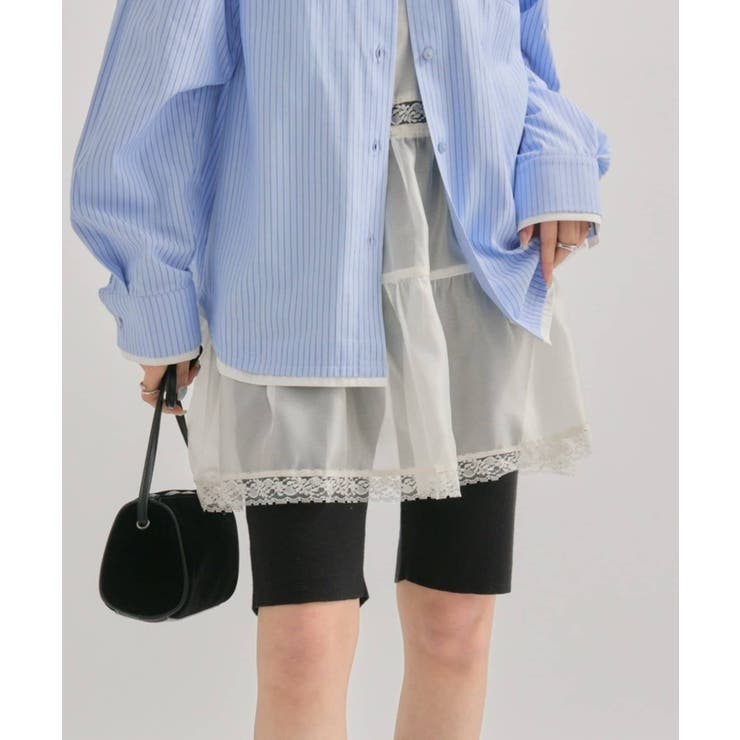 BLK | 【mystic】バイカーニットパンツ | PAL GROUP OUTLET