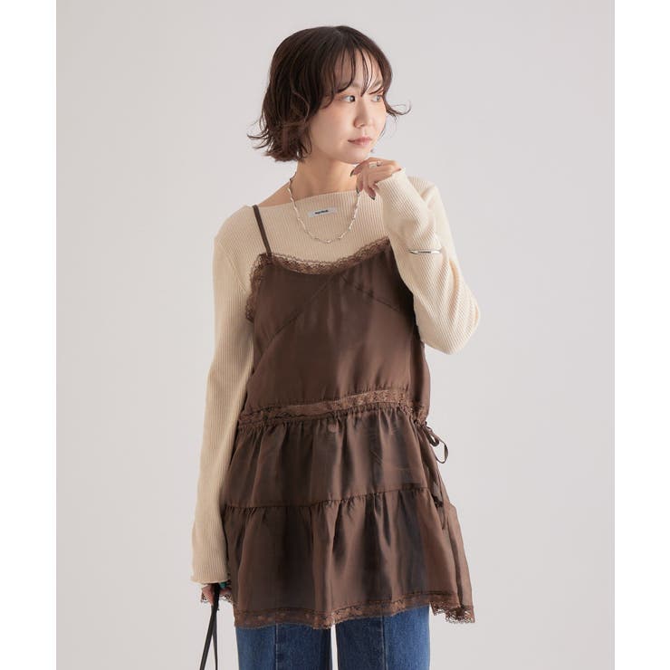 【mystic】シアーレースキャミチュニック | PAL GROUP OUTLET | 詳細画像13 