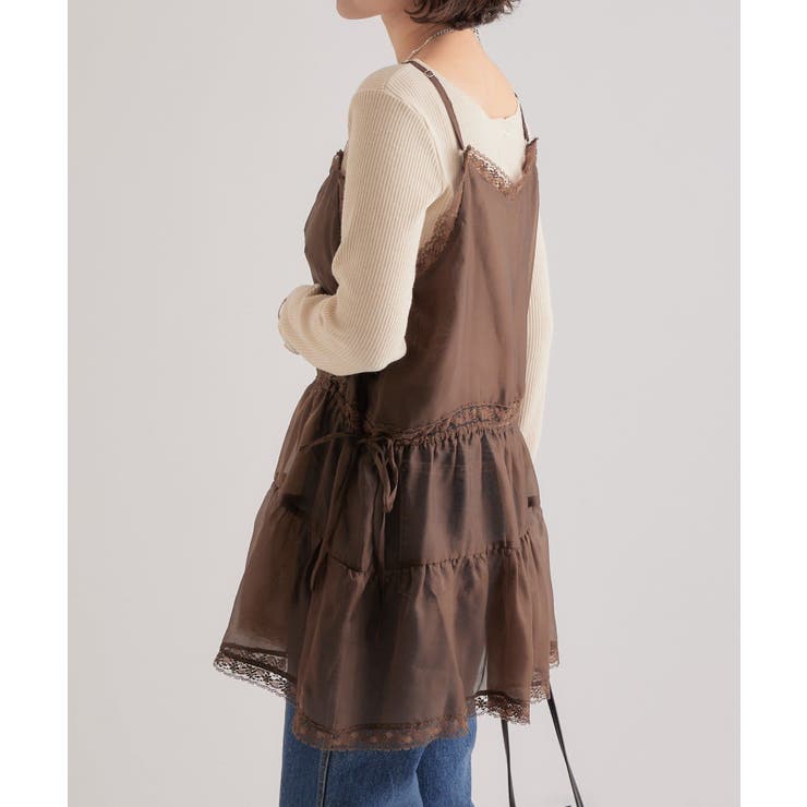 【mystic】シアーレースキャミチュニック | PAL GROUP OUTLET | 詳細画像15 