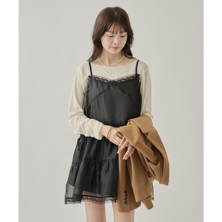 【mystic】シアーレースキャミチュニック | PAL GROUP OUTLET | 詳細画像35 