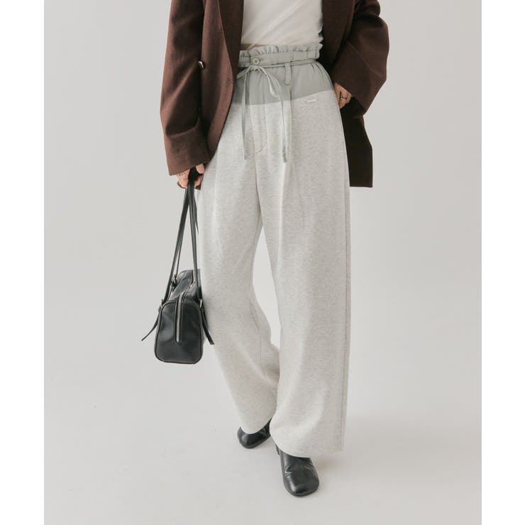 【mystic】ウエスト切替 スウェットパンツ | PAL GROUP OUTLET | 詳細画像3 