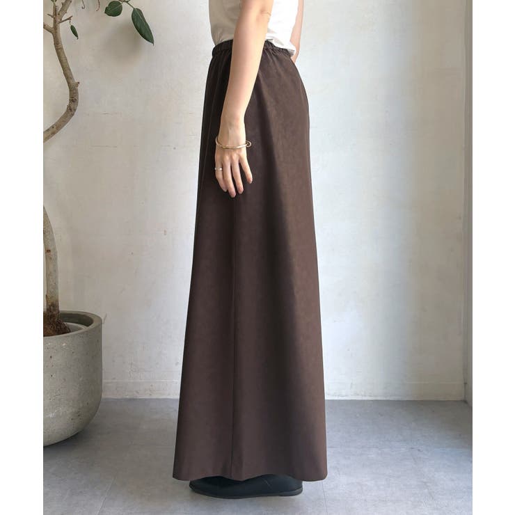 【DouDou】ヴィンテージフェイクレザーセミフレアスカート | PAL GROUP OUTLET | 詳細画像11 