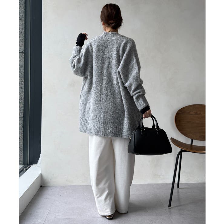 【DouDou】ウォッシャブルカラーネップカーディガン | PAL GROUP OUTLET | 詳細画像5 