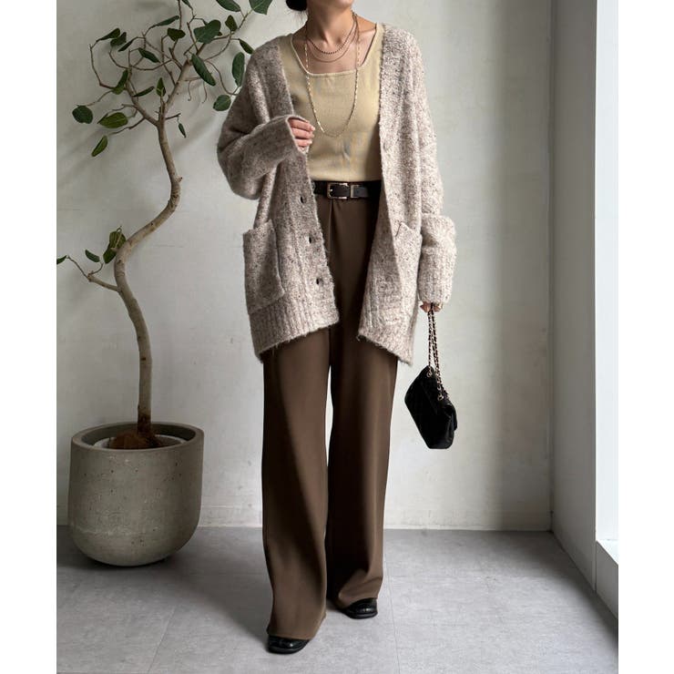 【DouDou】ウォッシャブルカラーネップカーディガン | PAL GROUP OUTLET | 詳細画像10 