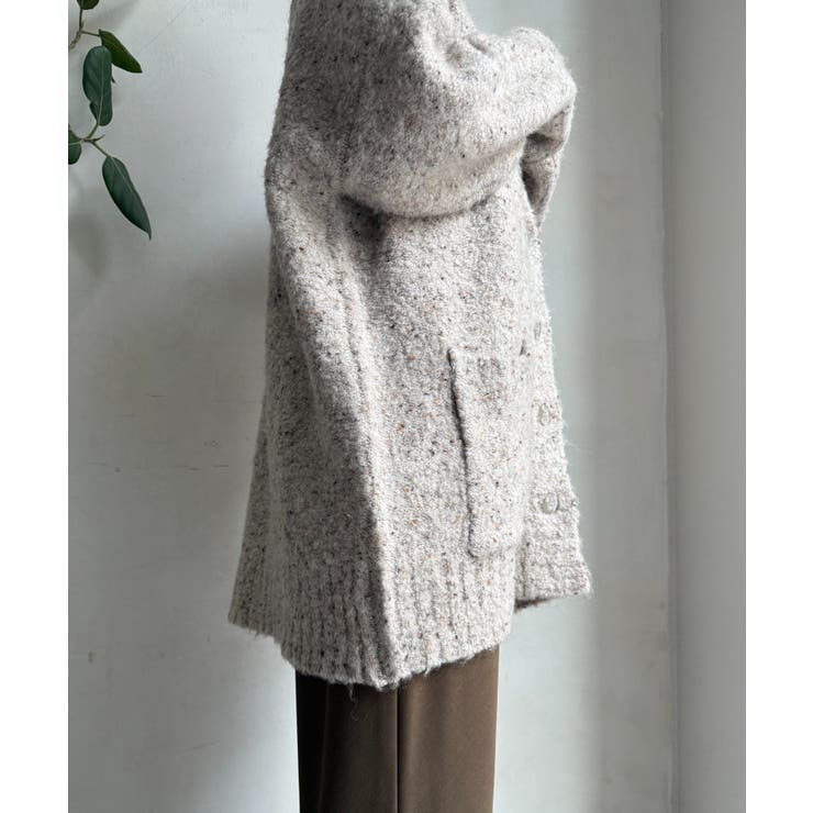 【DouDou】ウォッシャブルカラーネップカーディガン | PAL GROUP OUTLET | 詳細画像28 