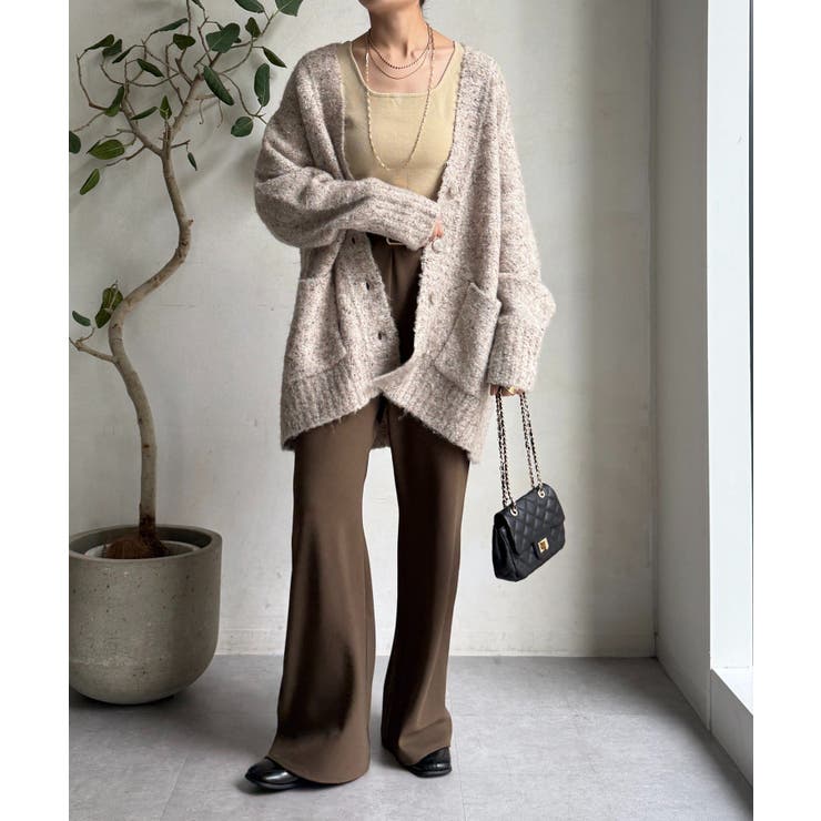 【DouDou】ウォッシャブルカラーネップカーディガン | PAL GROUP OUTLET | 詳細画像11 