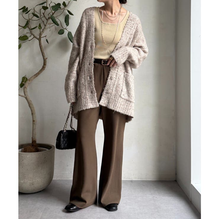 【DouDou】ウォッシャブルカラーネップカーディガン | PAL GROUP OUTLET | 詳細画像12 