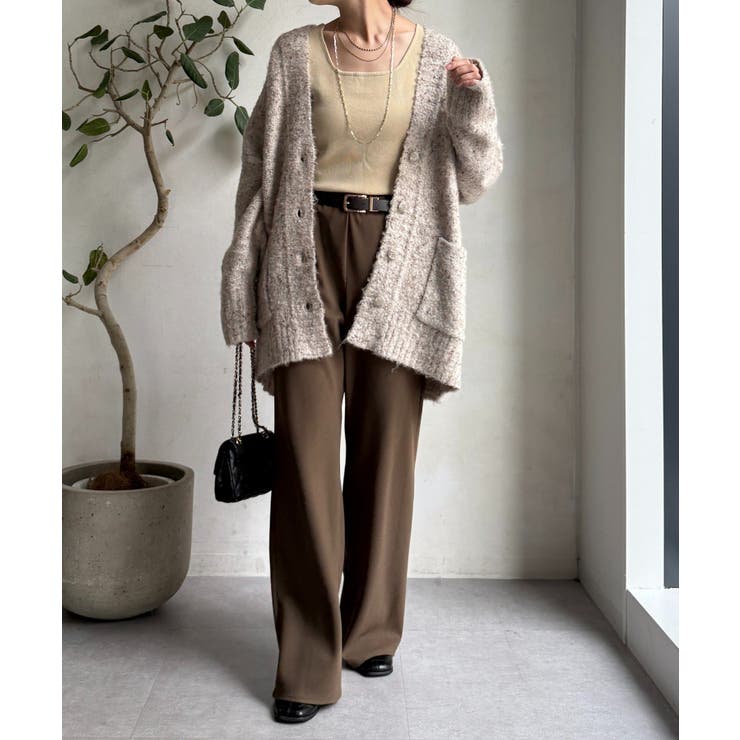 【DouDou】ウォッシャブルカラーネップカーディガン | PAL GROUP OUTLET | 詳細画像13 