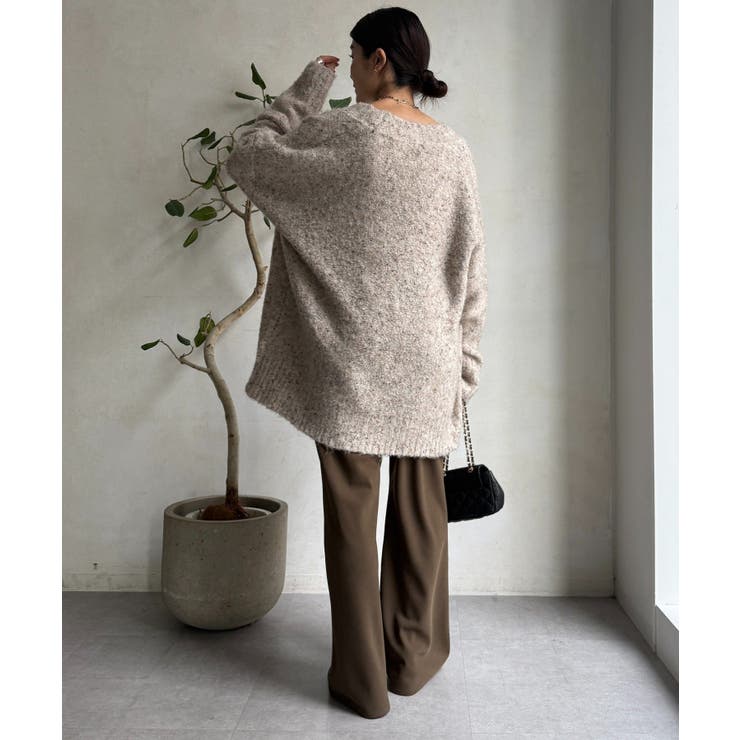 【DouDou】ウォッシャブルカラーネップカーディガン | PAL GROUP OUTLET | 詳細画像14 