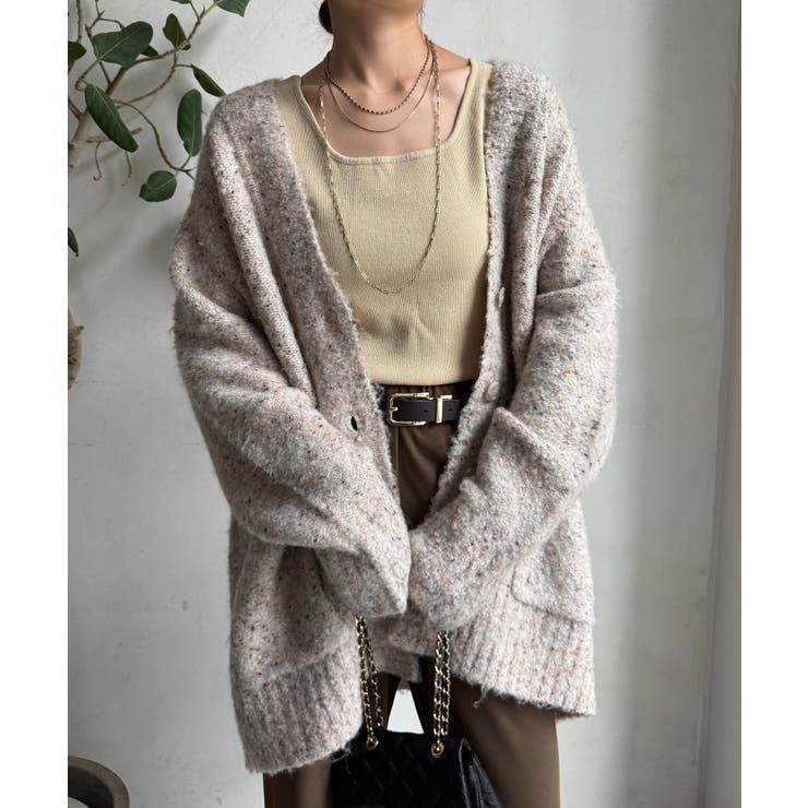 【DouDou】ウォッシャブルカラーネップカーディガン | PAL GROUP OUTLET | 詳細画像16 