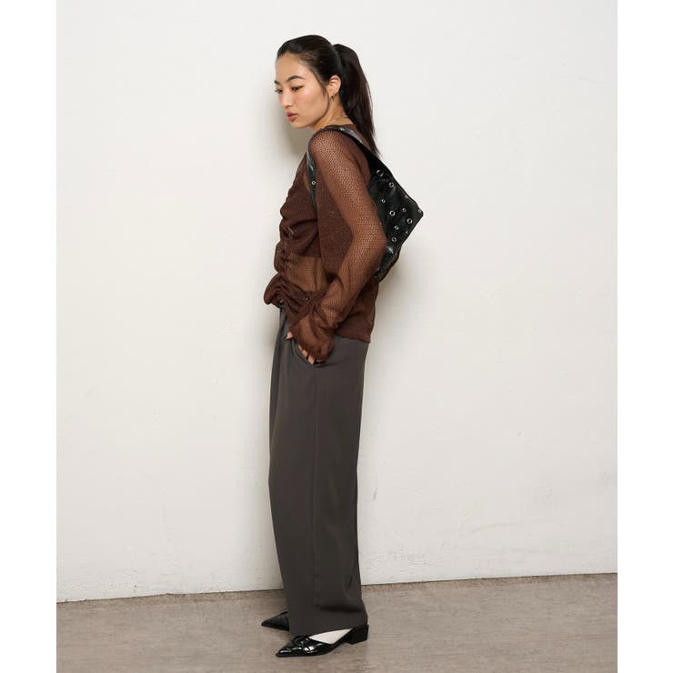 【WHO'S WHO gallery】コードデザインニットソートップス | PAL GROUP OUTLET | 詳細画像24 