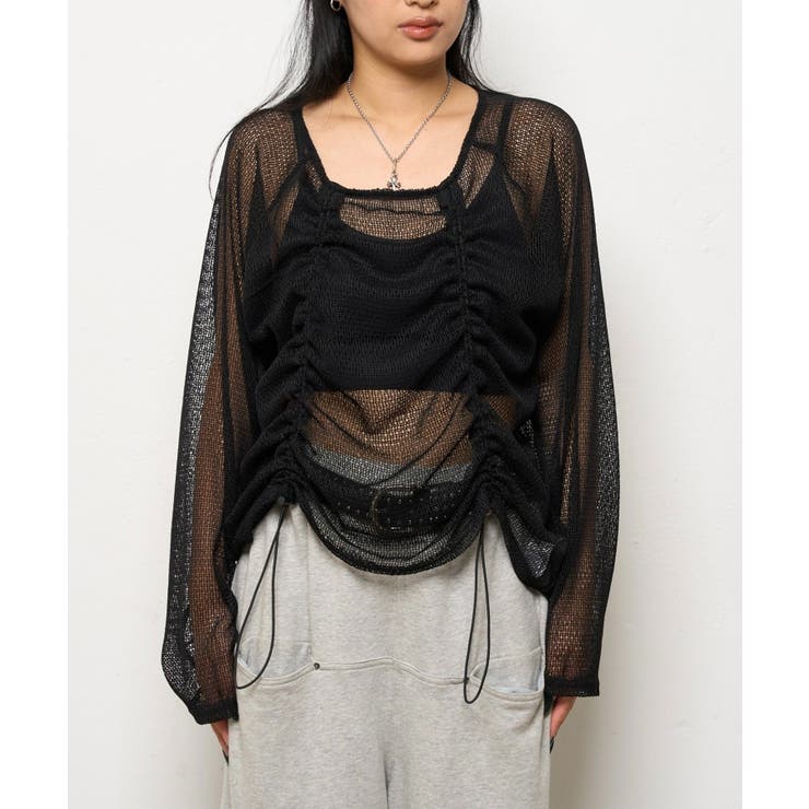 【WHO'S WHO gallery】コードデザインニットソートップス | PAL GROUP OUTLET | 詳細画像26 