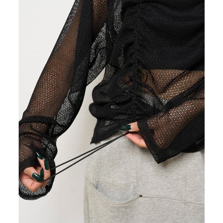 【WHO'S WHO gallery】コードデザインニットソートップス | PAL GROUP OUTLET | 詳細画像30 