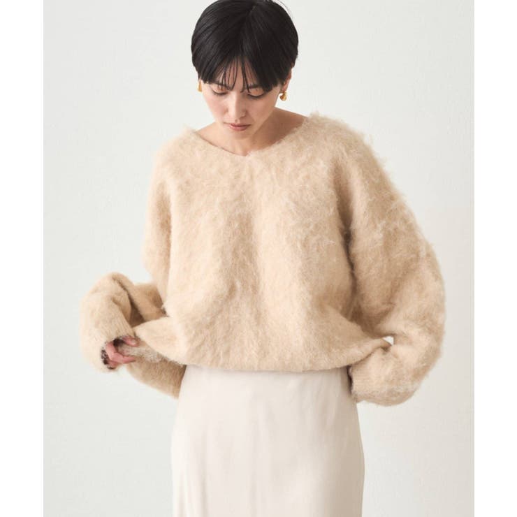 【earthy_】Vネックオーバーニット | PAL GROUP OUTLET | 詳細画像8 