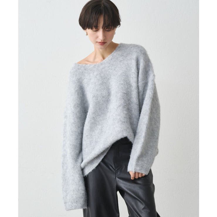 【earthy_】Vネックオーバーニット | PAL GROUP OUTLET | 詳細画像20 