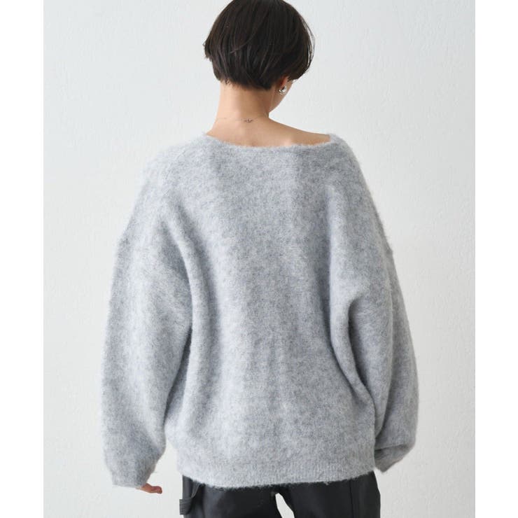 【earthy_】Vネックオーバーニット | PAL GROUP OUTLET | 詳細画像23 