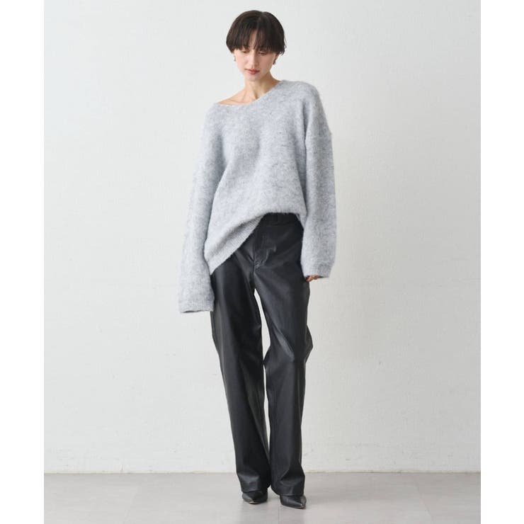 【earthy_】Vネックオーバーニット | PAL GROUP OUTLET | 詳細画像12 