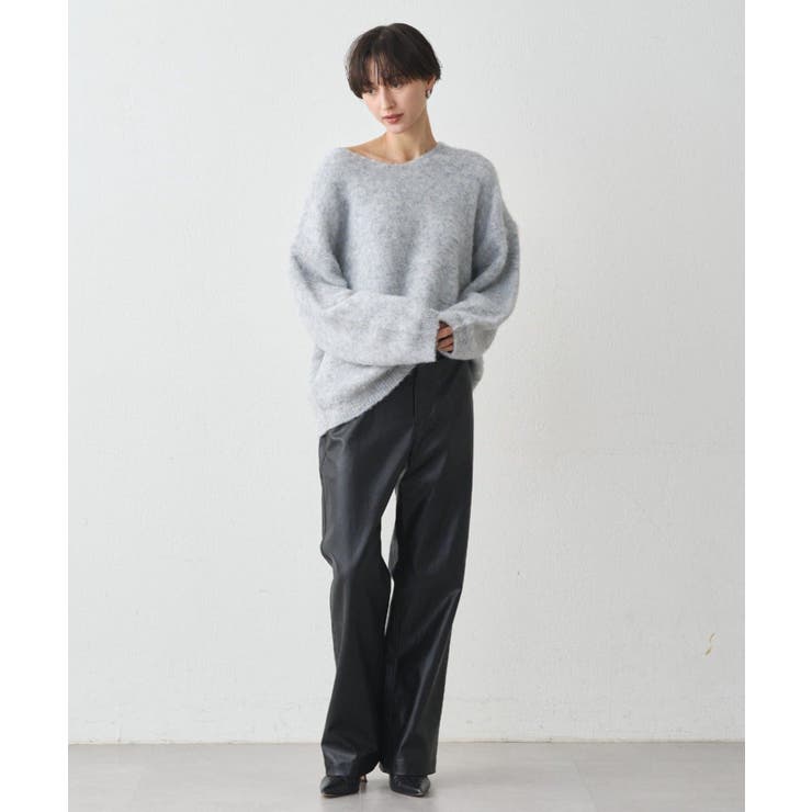 【earthy_】Vネックオーバーニット | PAL GROUP OUTLET | 詳細画像13 