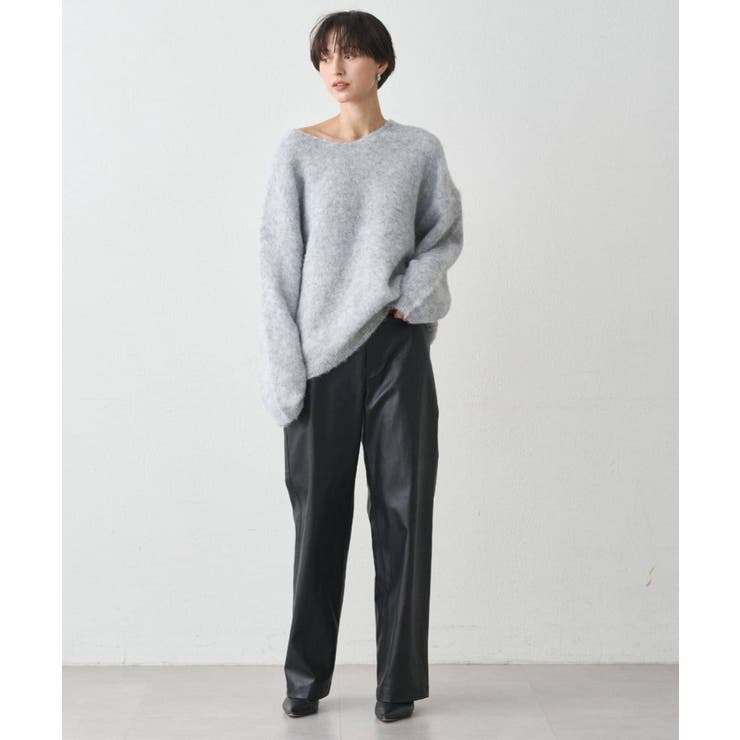 【earthy_】Vネックオーバーニット | PAL GROUP OUTLET | 詳細画像14 