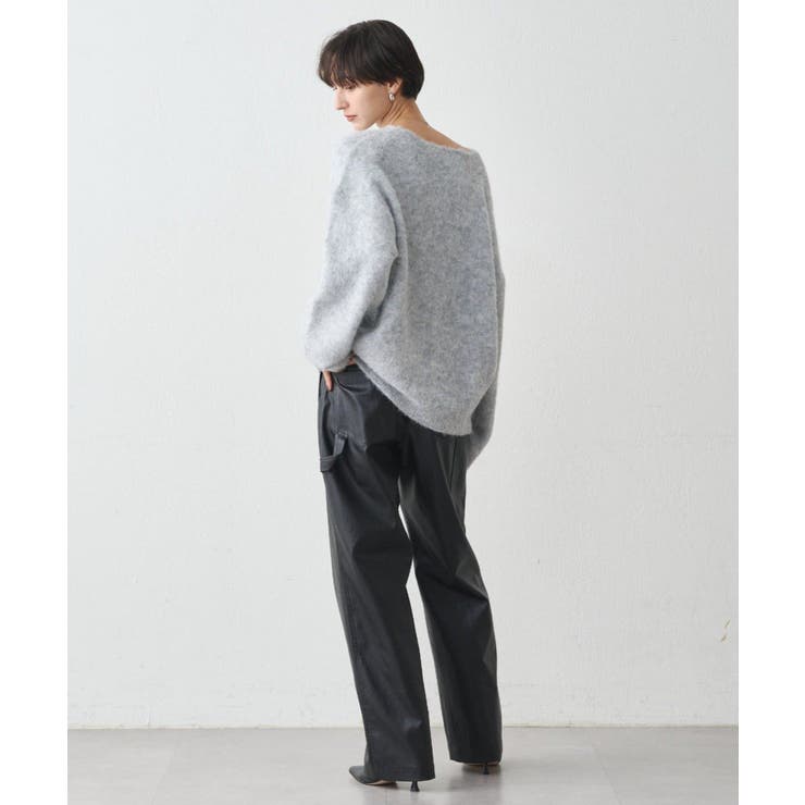 【earthy_】Vネックオーバーニット | PAL GROUP OUTLET | 詳細画像16 