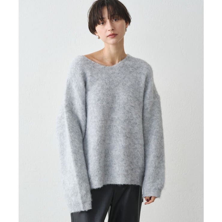 【earthy_】Vネックオーバーニット | PAL GROUP OUTLET | 詳細画像18 
