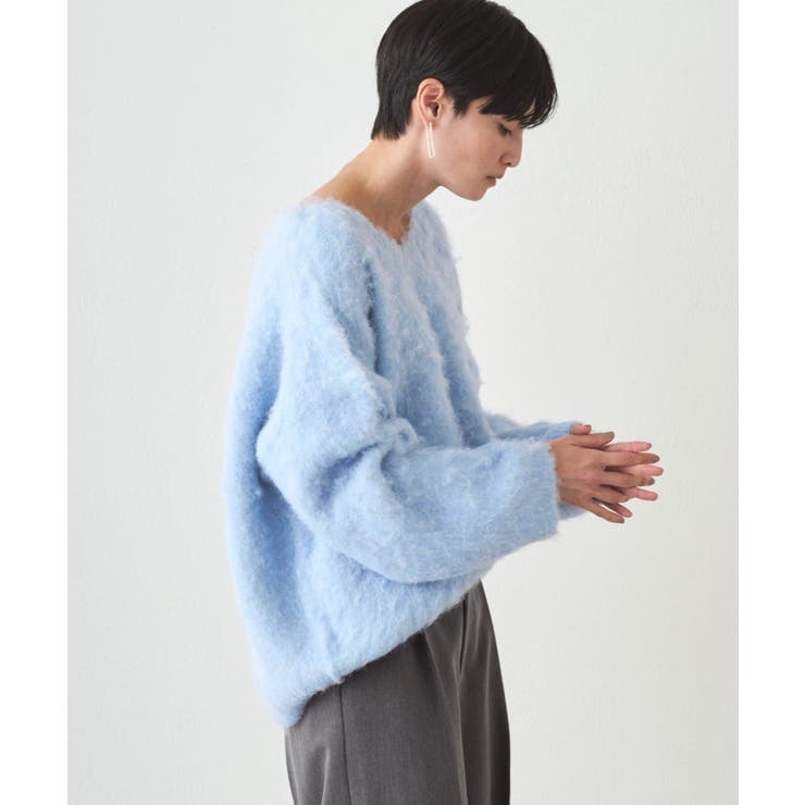 【earthy_】Vネックオーバーニット | PAL GROUP OUTLET | 詳細画像33 