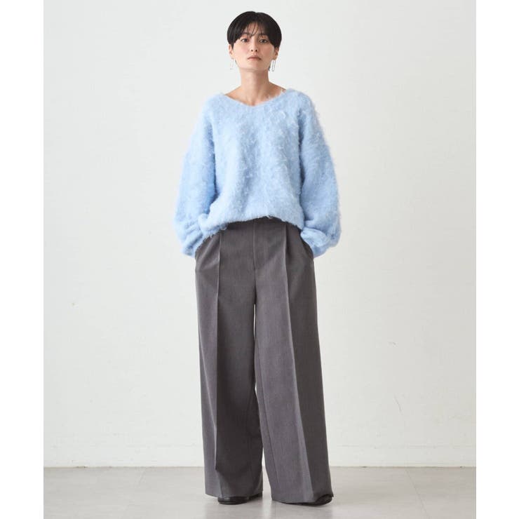 【earthy_】Vネックオーバーニット | PAL GROUP OUTLET | 詳細画像25 