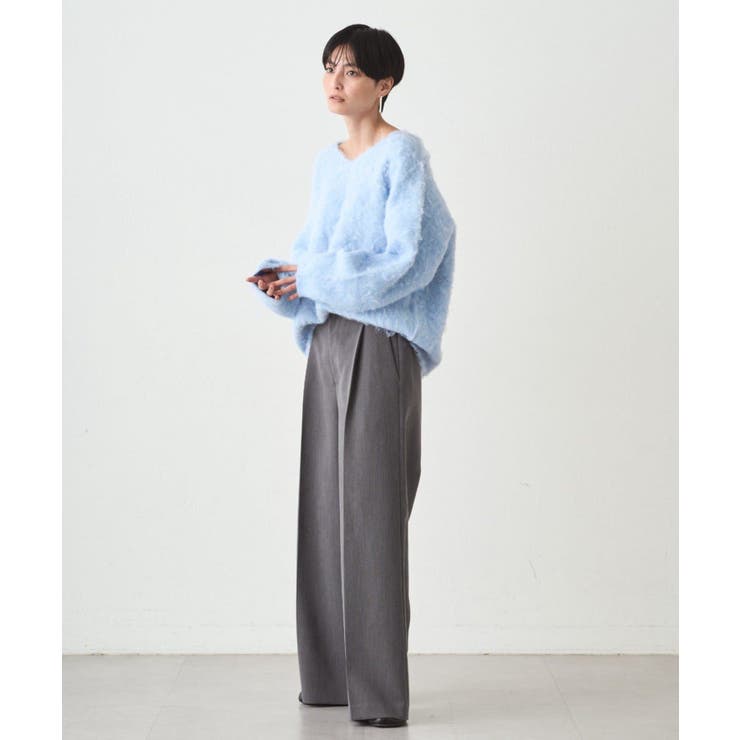 【earthy_】Vネックオーバーニット | PAL GROUP OUTLET | 詳細画像27 