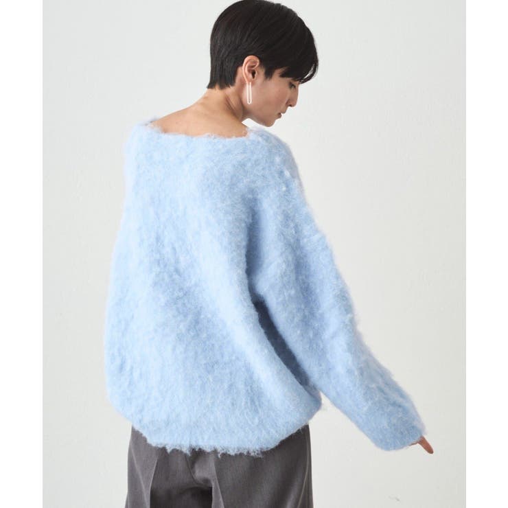 【earthy_】Vネックオーバーニット | PAL GROUP OUTLET | 詳細画像32 