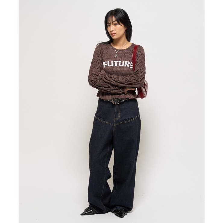 【WHO'S WHO gallery】シャーリングロゴトップス | PAL GROUP OUTLET | 詳細画像17 