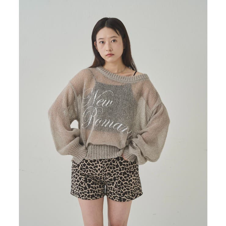 【WHO'S WHO gallery】シアーロゴニット | PAL GROUP OUTLET | 詳細画像2 